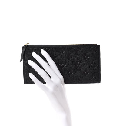 Louis Vuitton Empreinte Felicie Chain Wallet Zippered Insert Black 2 of 6