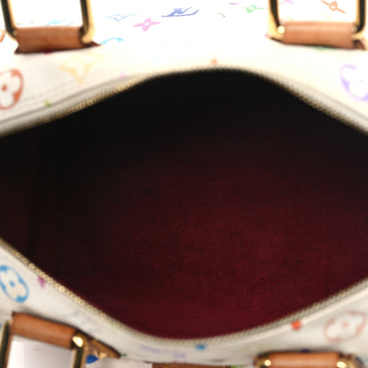 Louis Vuitton Monogram Multicolor Speedy 30 White 5 of 12