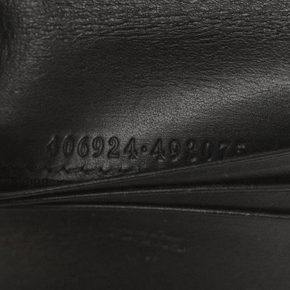 Gucci Guccissima Signature Bowy Card Case Wallet Black 7 of 9