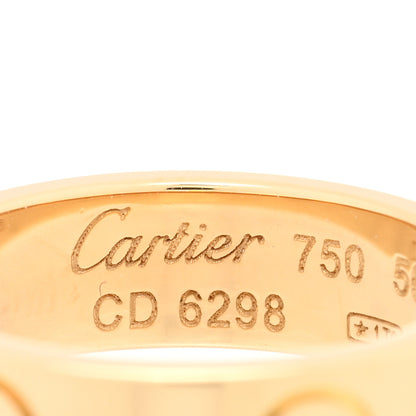 Cartier 18K Yellow Gold 5.5mm LOVE Ring 50 5.25 4 of 4