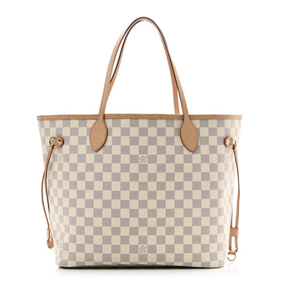 Louis Vuitton Damier Azur Neo Neverfull MM Rose Ballerine 1 of 12