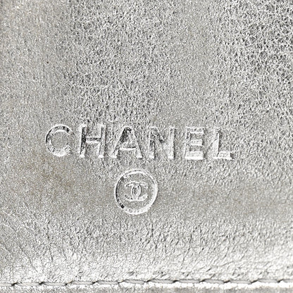 Chanel Calfskin Card Holder Black Silver 6 of 8
