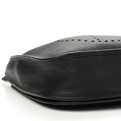 Hermes Taurillon Clemence Evelyne III PM Black 9 of 11