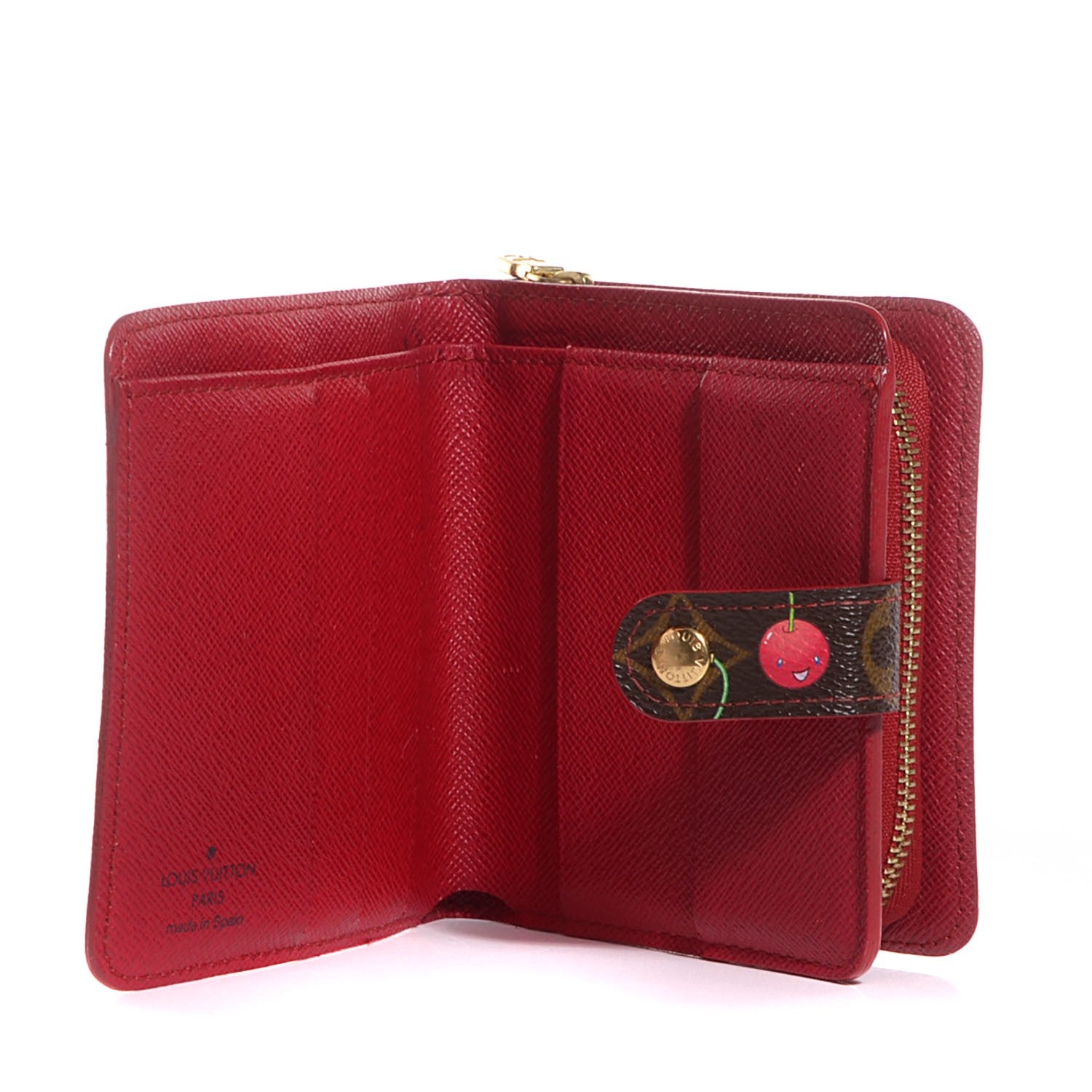 Louis Vuitton Monogram Cerises Compact Zippe Wallet 6 of 8