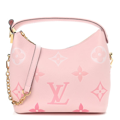 Louis Vuitton Empreinte Monogram Giant By The Pool Marshmallow Hobo PM Bouton De Rose 1 of 10