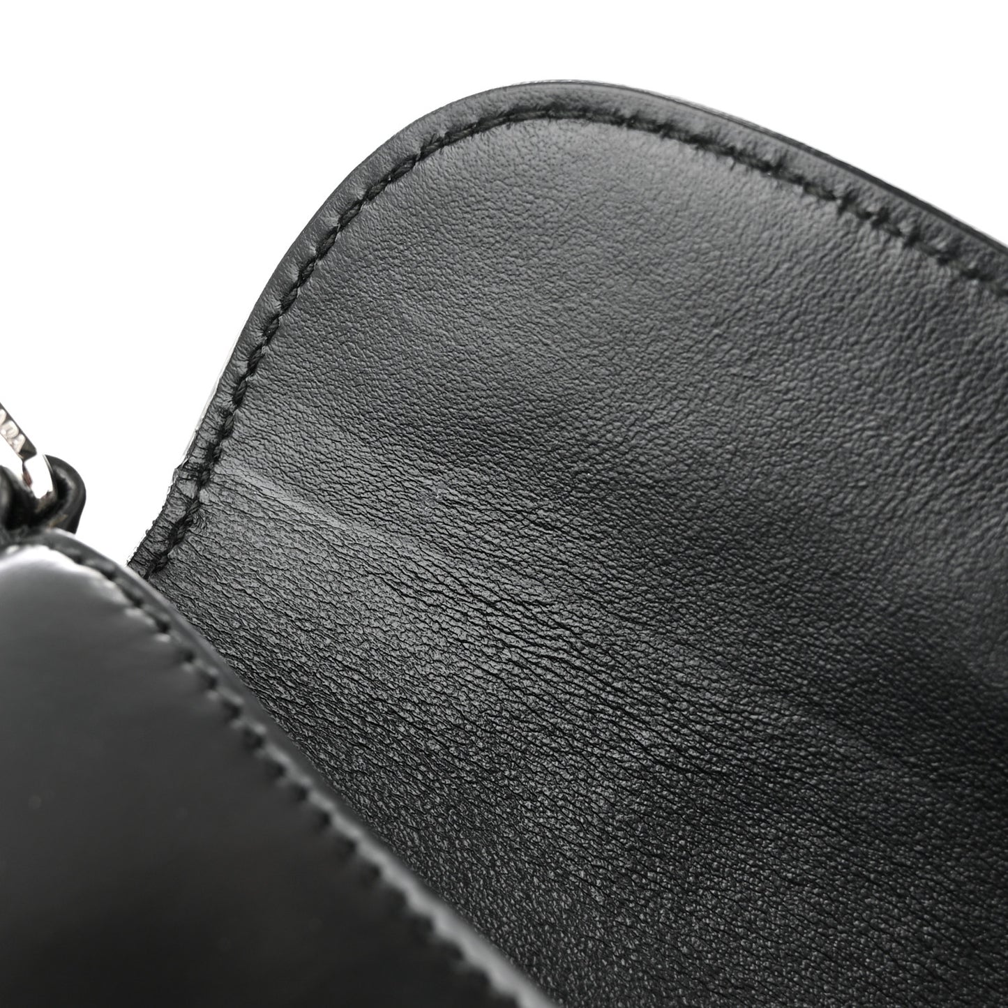 Spazzolato Mini Cleo Flap Adjustable Strap Shoulder Bag Black