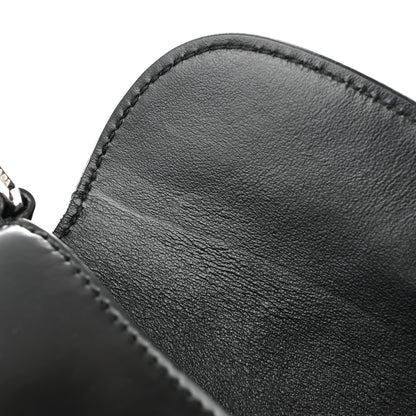 Prada Spazzolato Mini Cleo Flap Adjustable Strap Shoulder Bag Black 10 of 13