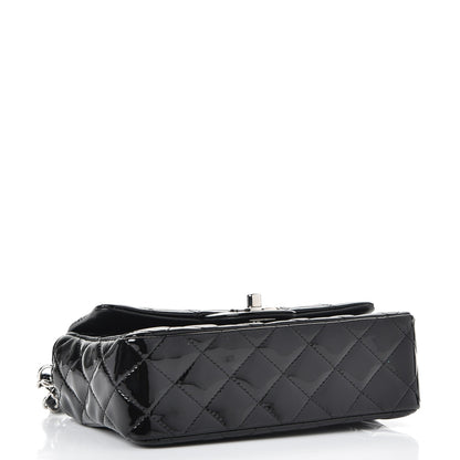 Chanel Patent Calfskin Quilted Mini Rectangular Flap Black 4 of 9