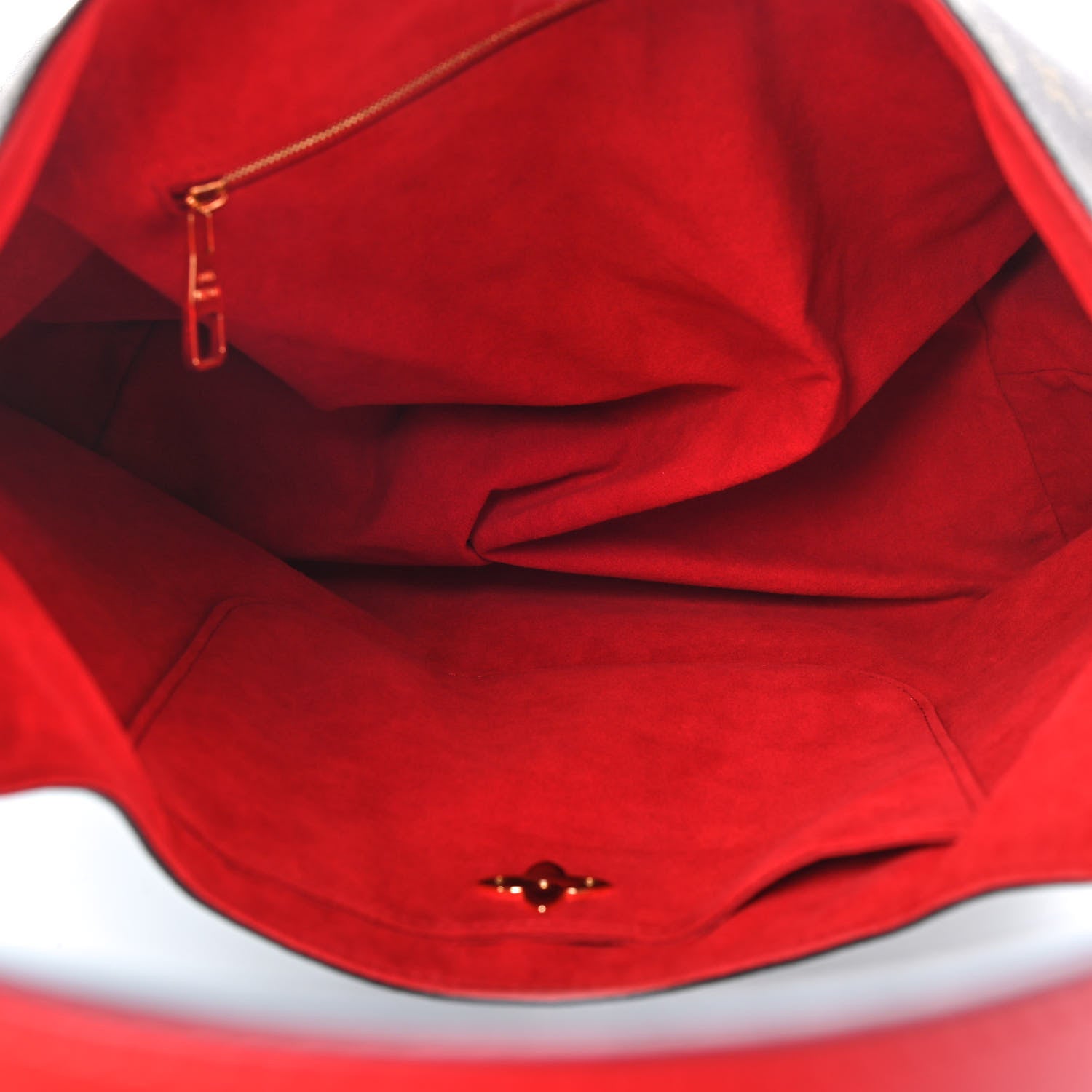 Louis Vuitton Monogram Flower Hobo Coquelicot 6 of 9