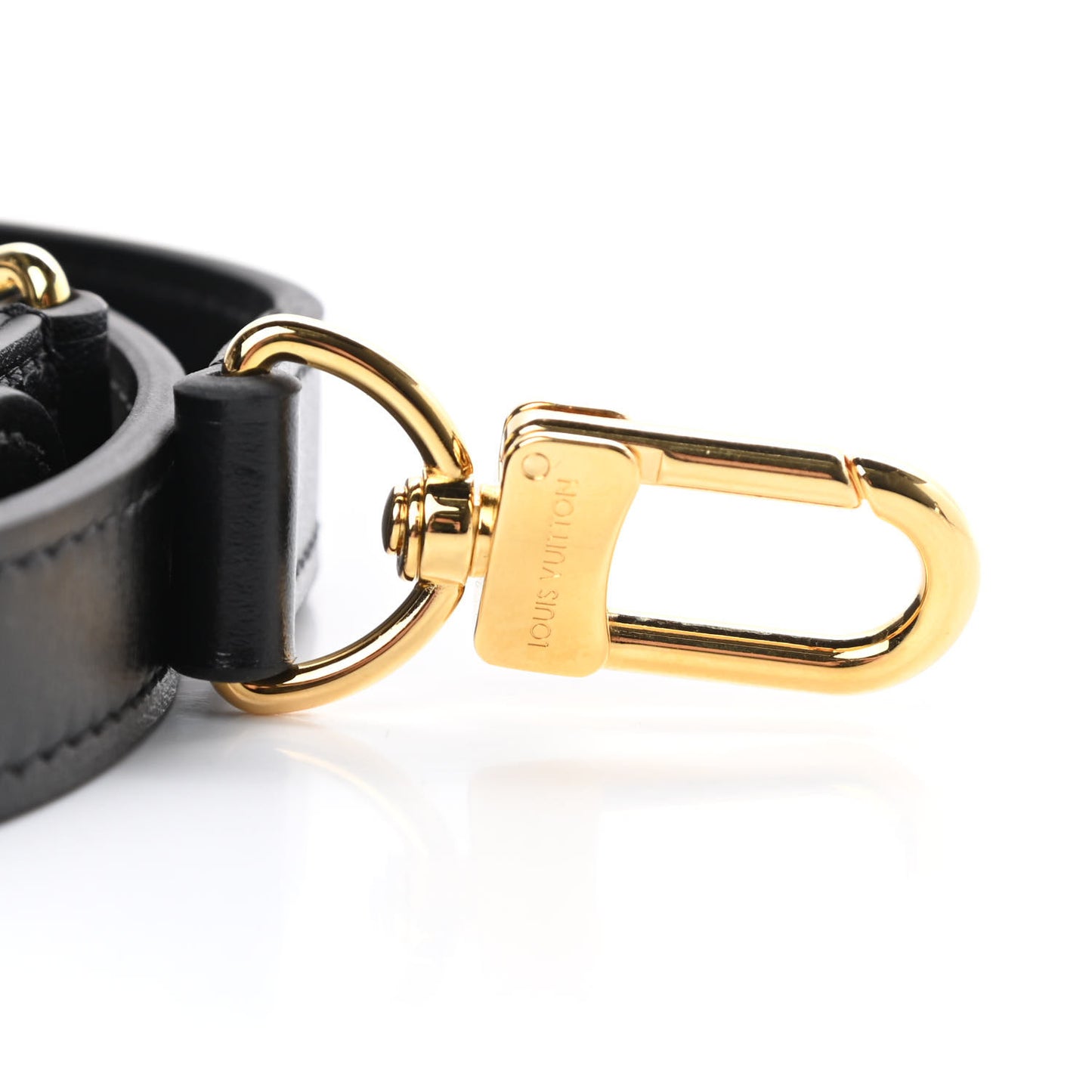 Calfskin Metis Adjustable Shoulder Strap Black