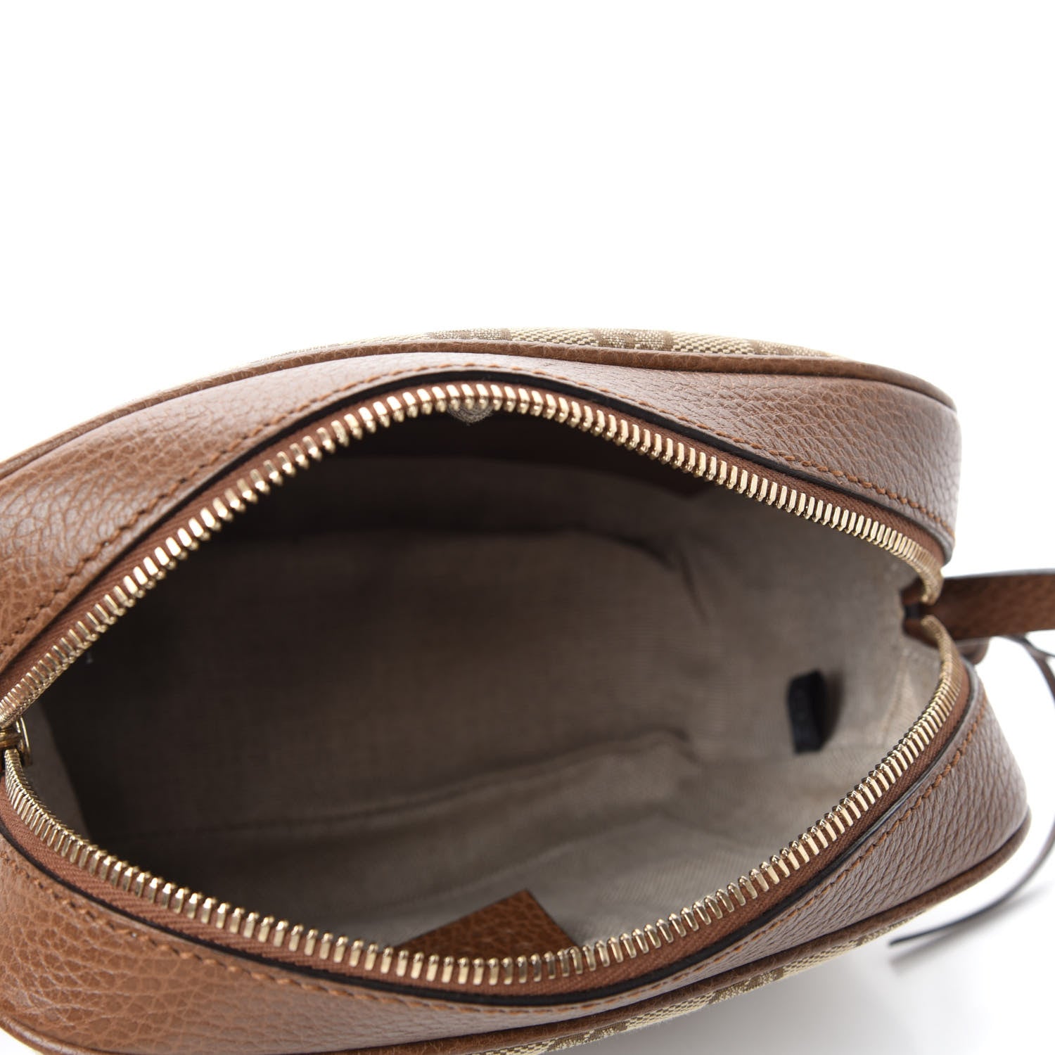 Gucci Monogram Mini Bree Messenger Bag Beige Tabacco 5 of 10