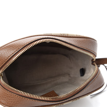 Gucci Monogram Mini Bree Messenger Bag Beige Tabacco 5 of 10
