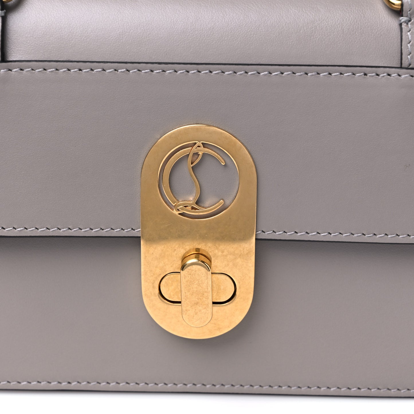 Calfskin Mini Elisa Shoulder Bag Fume