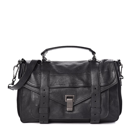 Proenza Schouler Lambskin Medium PS1 Satchel Black 1 of 13