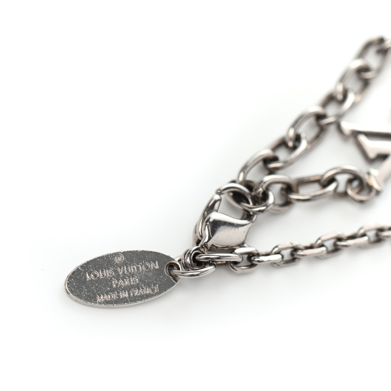 Louis Vuitton Swarovski Gamble Damier Bracelet Silver 3 of 3