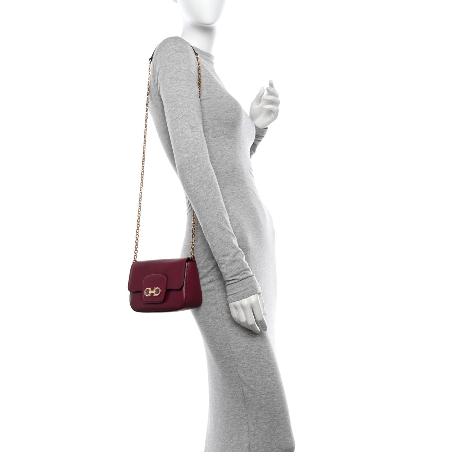 Saffiano Paris Crossbody Bag Wine