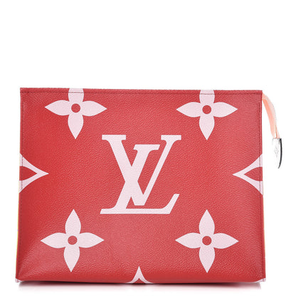 Louis Vuitton Monogram Giant Toiletry Pouch 26 Rouge 1 of 9