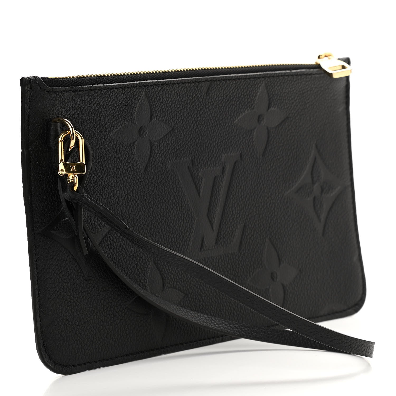 Louis Vuitton Empreinte Monogram Giant Neverfull MM Pochette Black 3 of 11