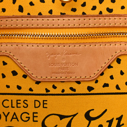 Louis Vuitton Monogram Kusama Waves Neverfull MM Yellow 6 of 13