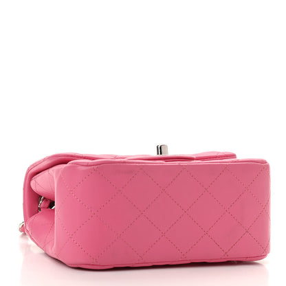 Chanel Lambskin Quilted Mini Square Flap Pink 4 of 11
