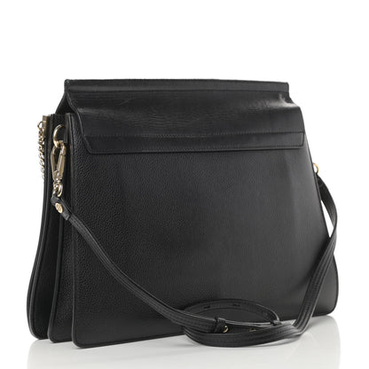 Chloe Calfskin Medium Faye Shoulder Bag Black 3 of 19