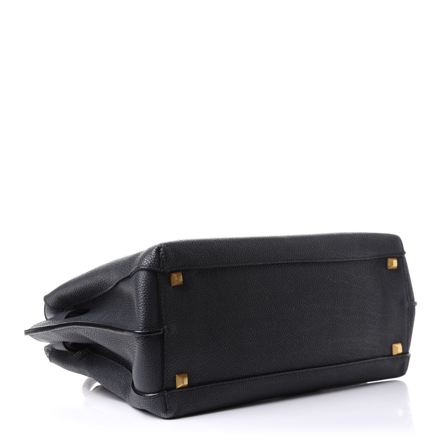 MCM Grained Calfskin Medium Milla Tote Phantom Grey 4 of 14
