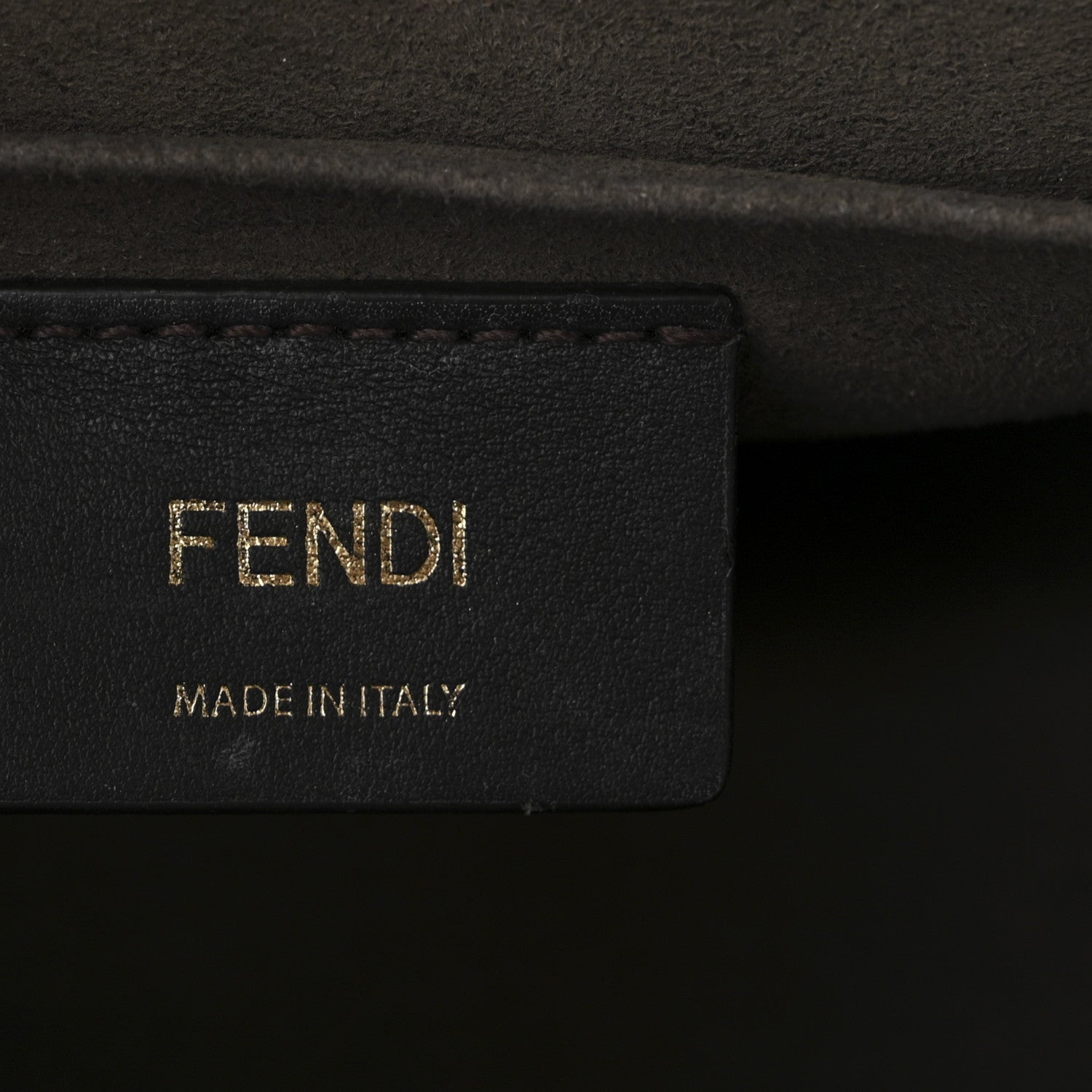 Fendi Vitello Century F is Fendi Bi-Color FF 1974 Embossed Kan I Shoulder Bag Maya Black 6 of 11