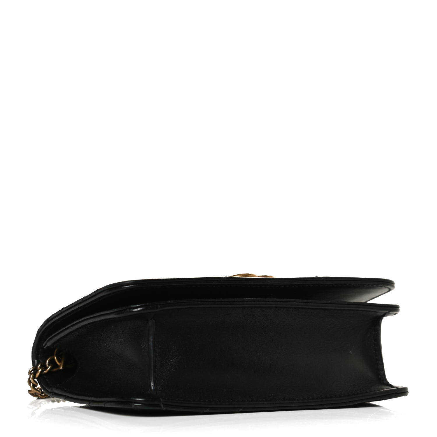 Gucci Calfskin Matelasse GG Marmont Mini Bag Black 4 of 12