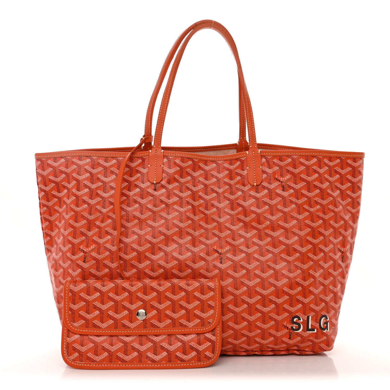Goyard Goyardine Saint Louis PM Orange 1 of 12