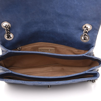 Chanel Caviar Quilted Medium Simply CC Flap Blue 4 of 14