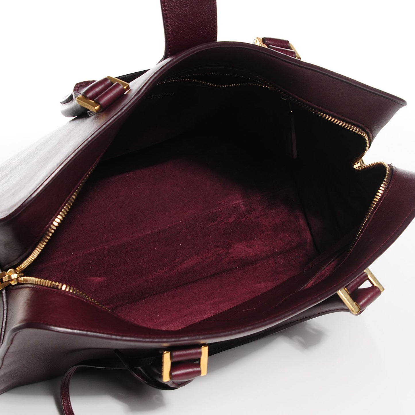 Smooth Calfskin Medium Cabas Monogram Bordeaux