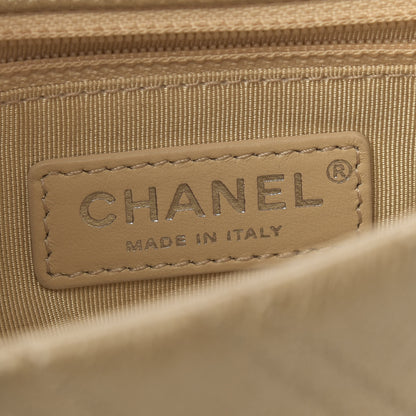 Chanel Calfskin Studded Chevron Quilted Small Stud Wars Flap Gold 8 of 9