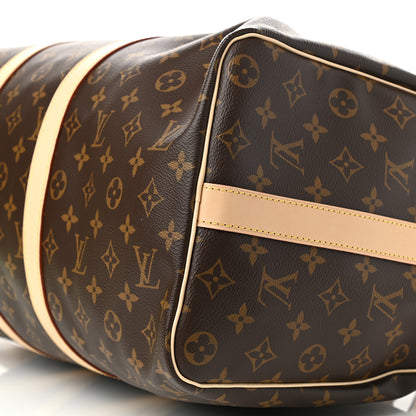 Louis Vuitton Monogram Keepall Bandouliere 45 9 of 9