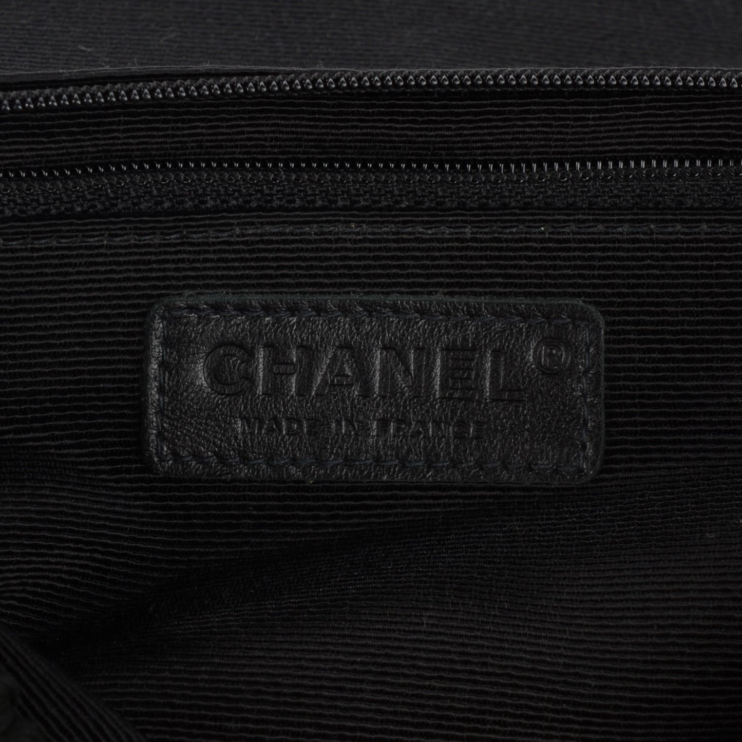Woven Crochet Knit Medium Flap Black