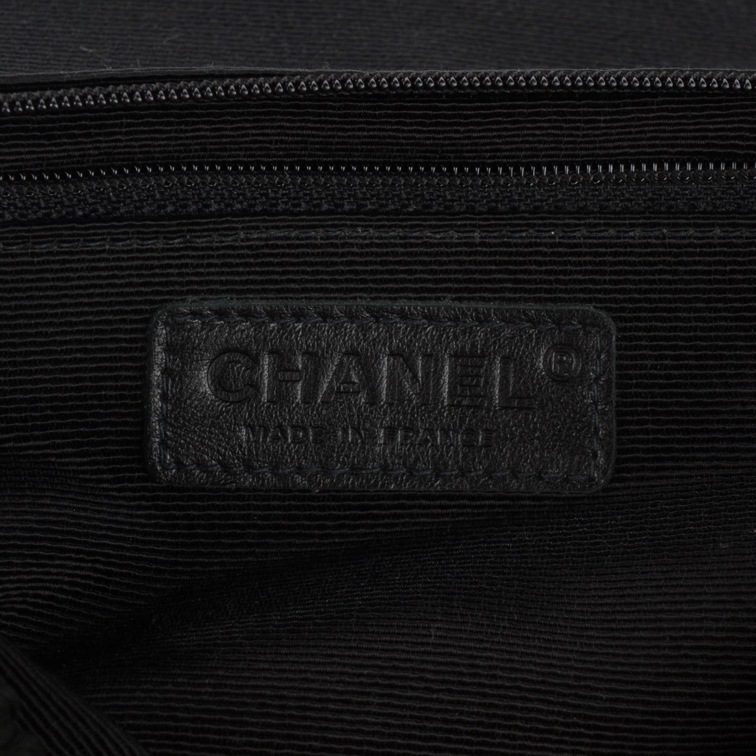 Chanel Woven Crochet Knit Medium Flap Black 6 of 7