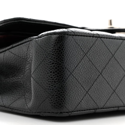 Chanel Caviar Quilted Medium Double Flap Black 9 of 13