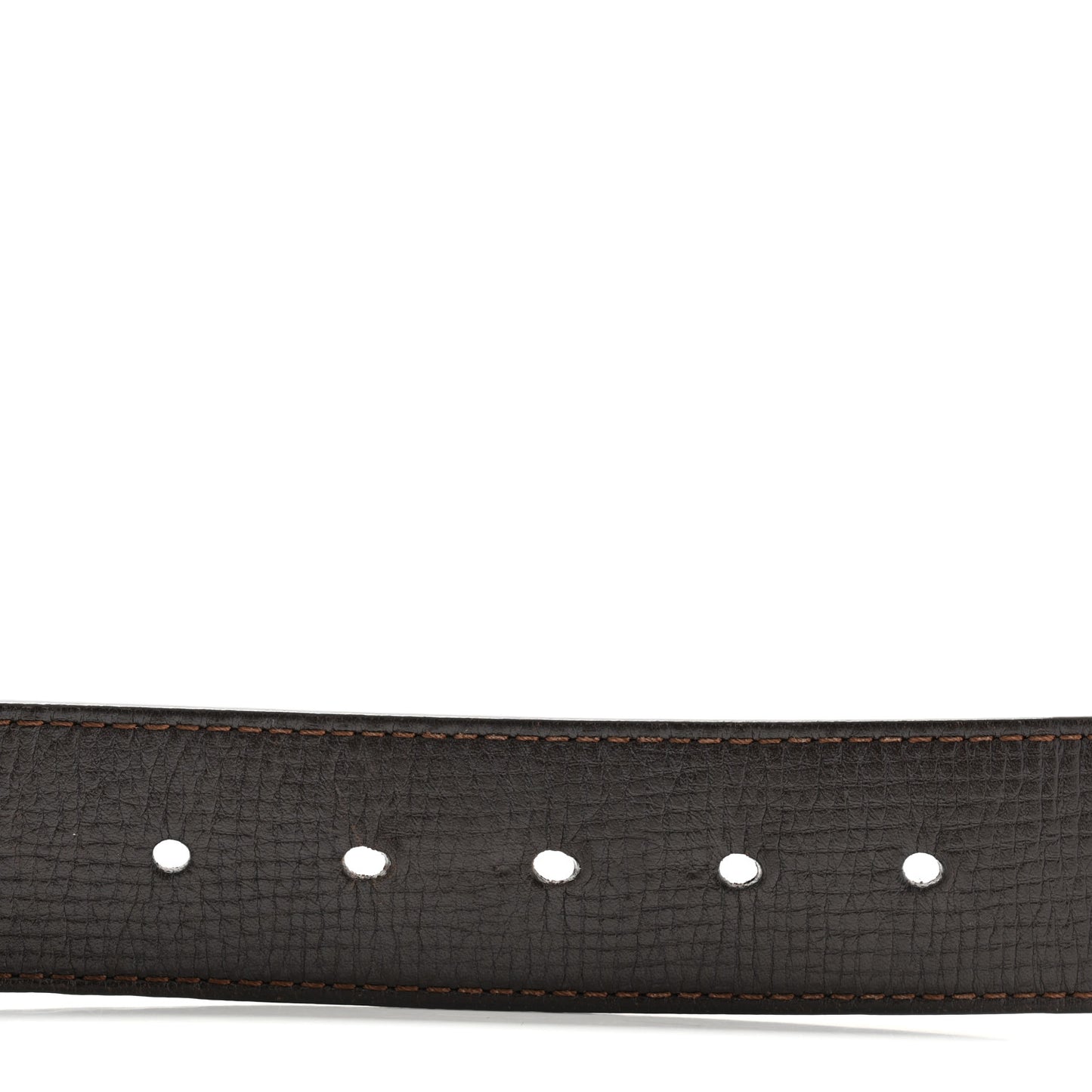 Taurillon Calfskin LV Initiales Belt 90 36 Brown