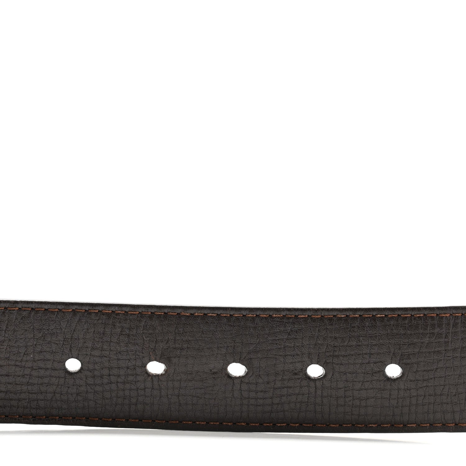 Louis Vuitton Taurillon Calfskin LV Initiales Belt 90 36 Brown 3 of 6
