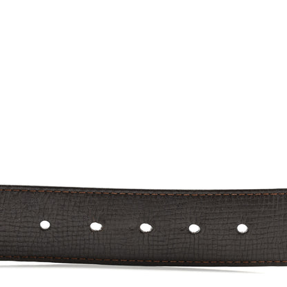 Louis Vuitton Taurillon Calfskin LV Initiales Belt 90 36 Brown 3 of 6