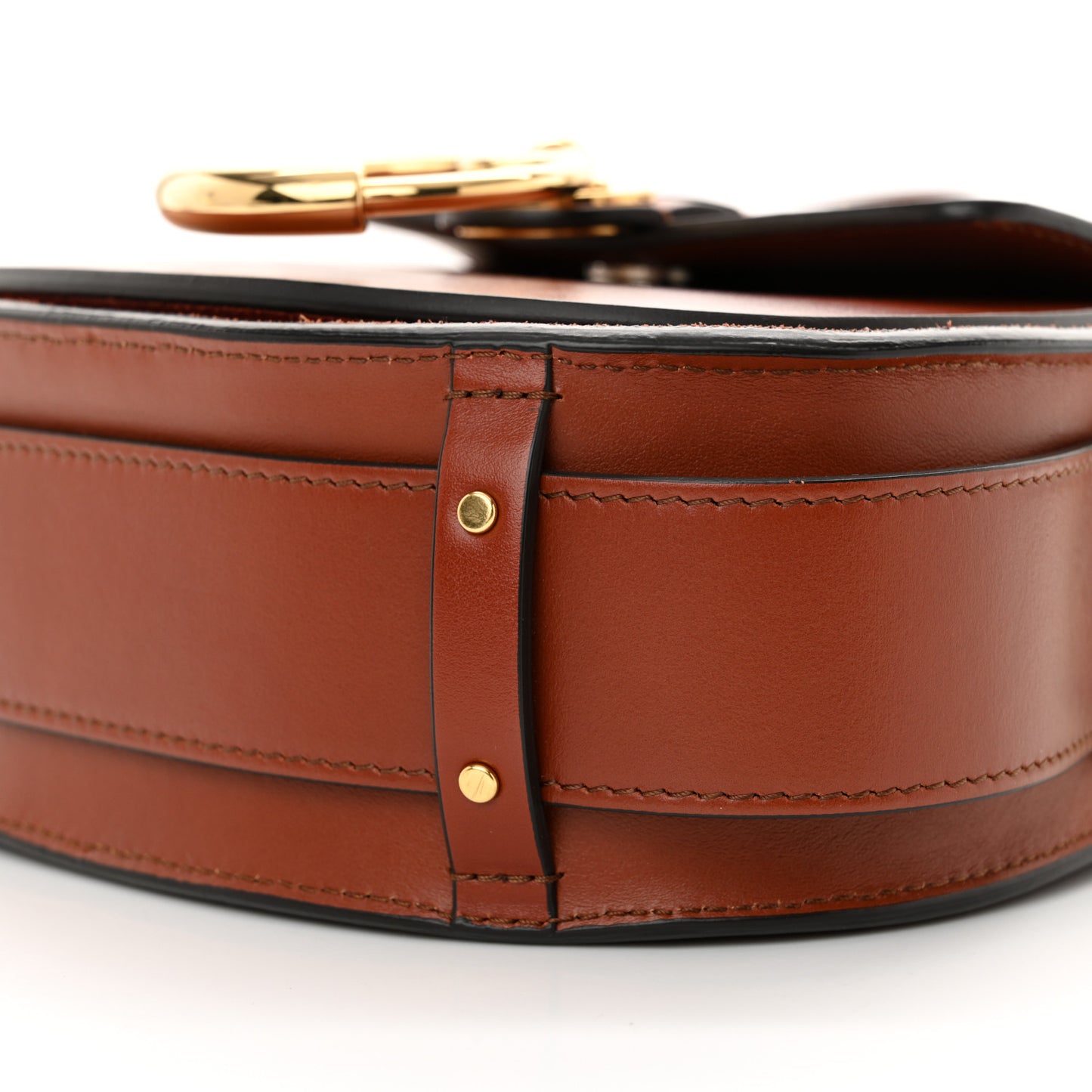 Calfskin Small Tess Bag Sepia Brown