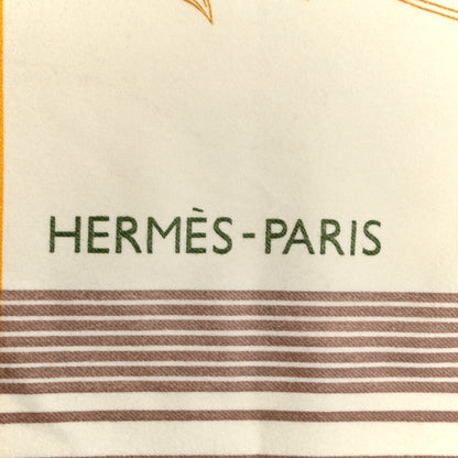 Hermes Wool Cashmere Palmarum Fortunei Blanket Rose Peche Jade 4 of 5