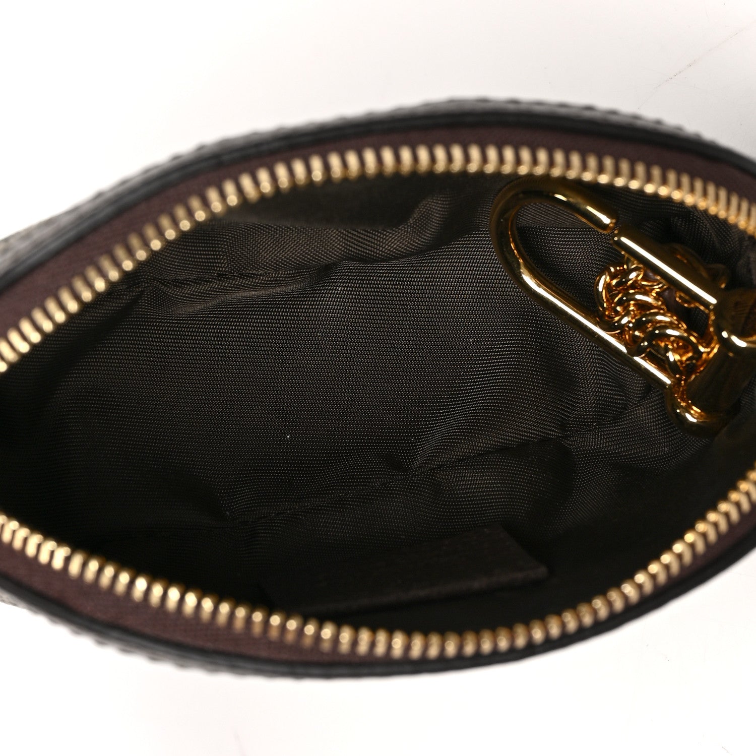 Gucci GG Supreme Monogram Web Ophidia Dome Key Pouch Beige New Acero 5 of 7