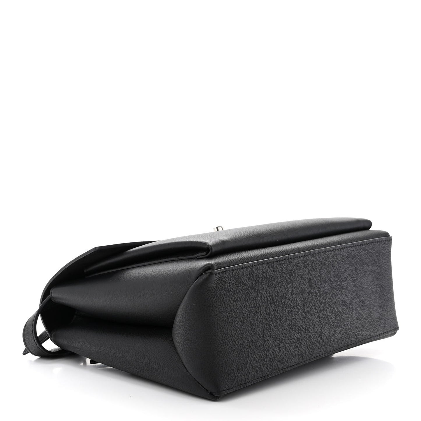 Soft Calfskin My Lockme Top Handle Black