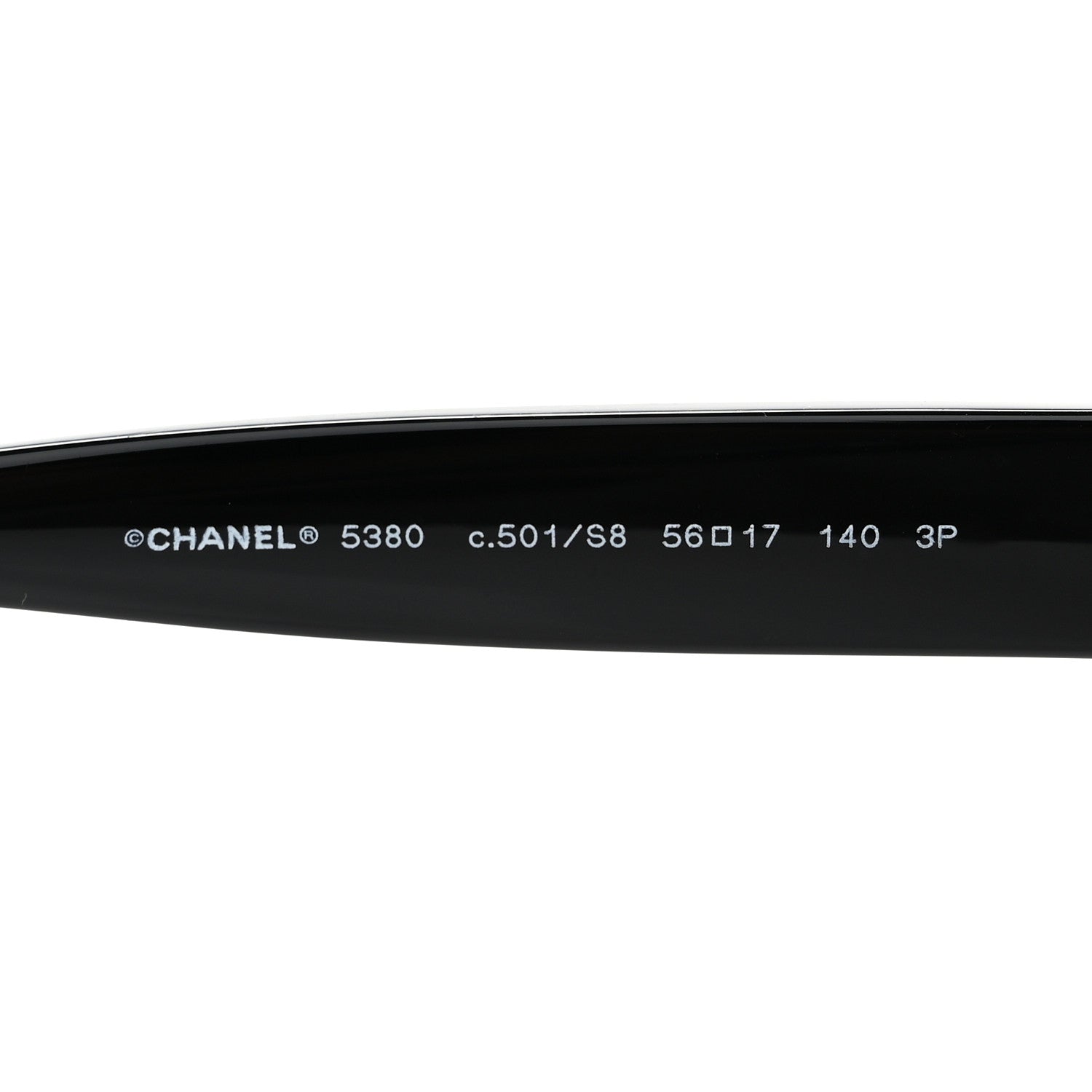 Chanel Acetate Polarized Square CC Sunglasses 5380 Black 5 of 8