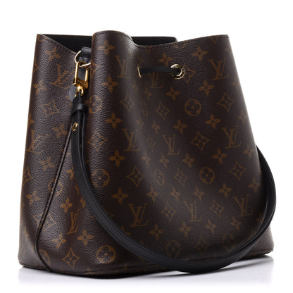 Louis Vuitton Monogram Neonoe MM Black 3 of 11