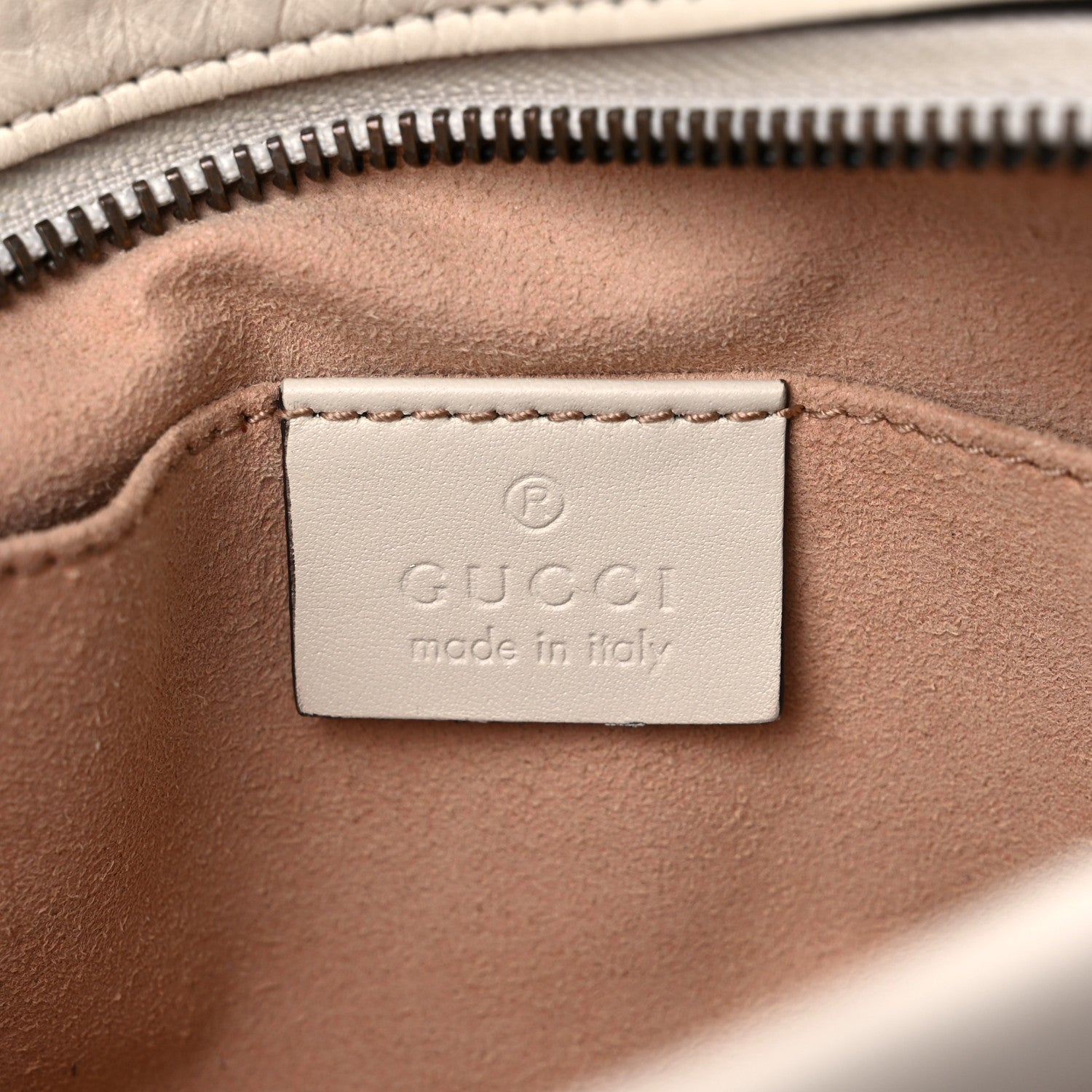 Gucci Calfskin Matelasse Mini GG Marmont Chain Shoulder Bag White 6 of 16