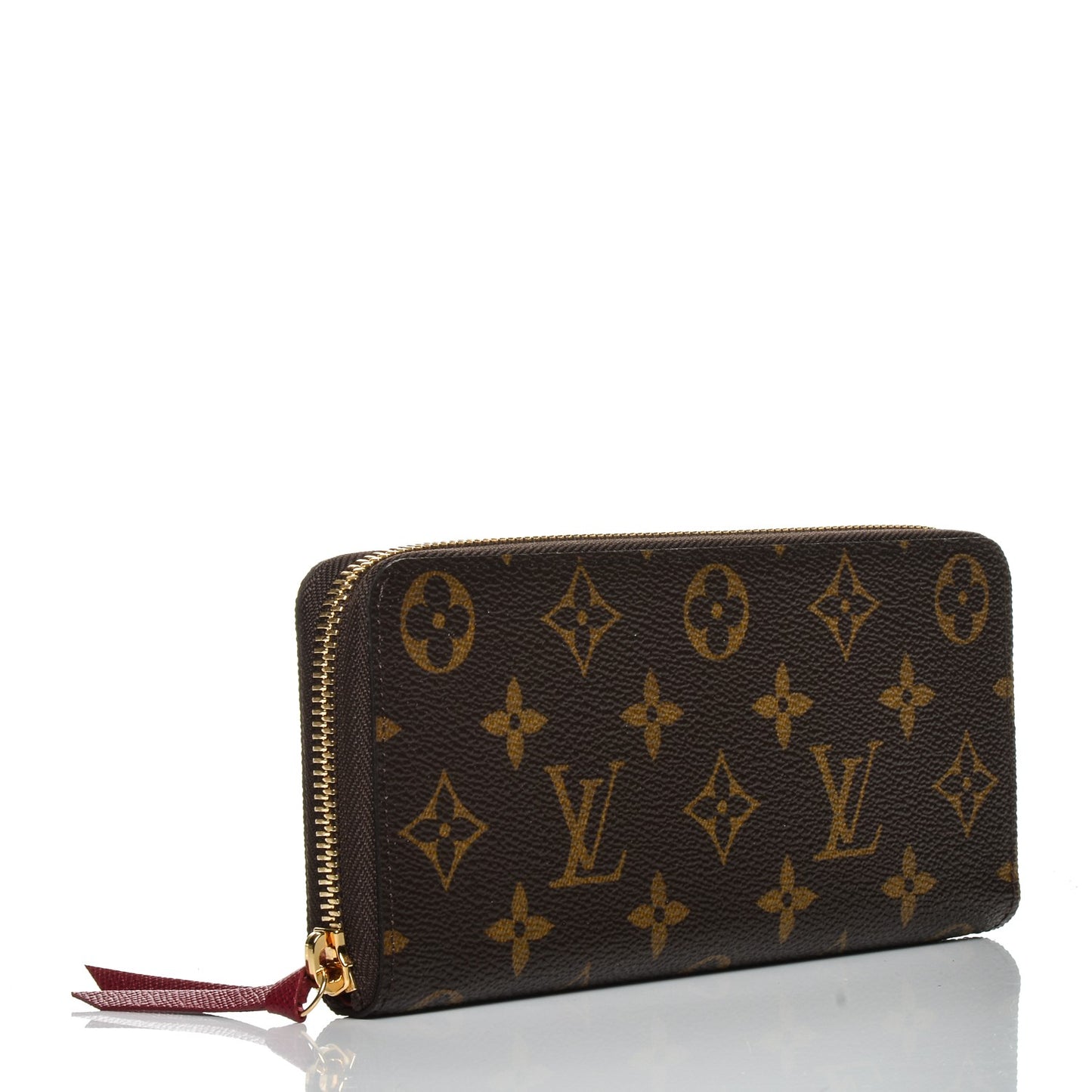Monogram Clemence Wallet Fuchsia