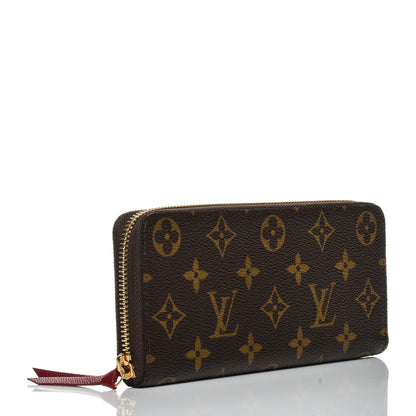 Louis Vuitton Monogram Clemence Wallet Fuchsia 3 of 6