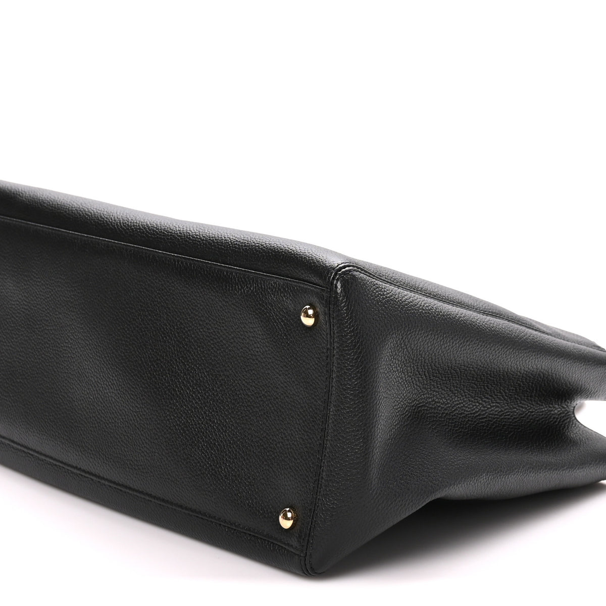 Chanel Calfskin Cerf Shopper Tote Black 10 of 10