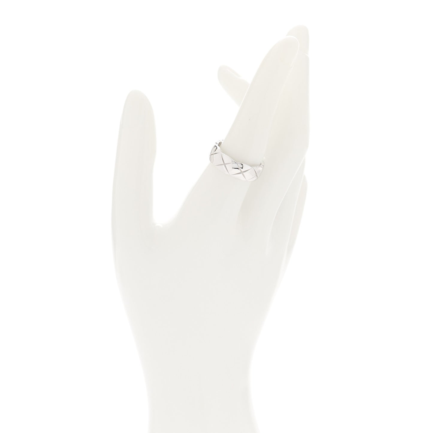18K White Gold Small Coco Crush Ring 56 7.75